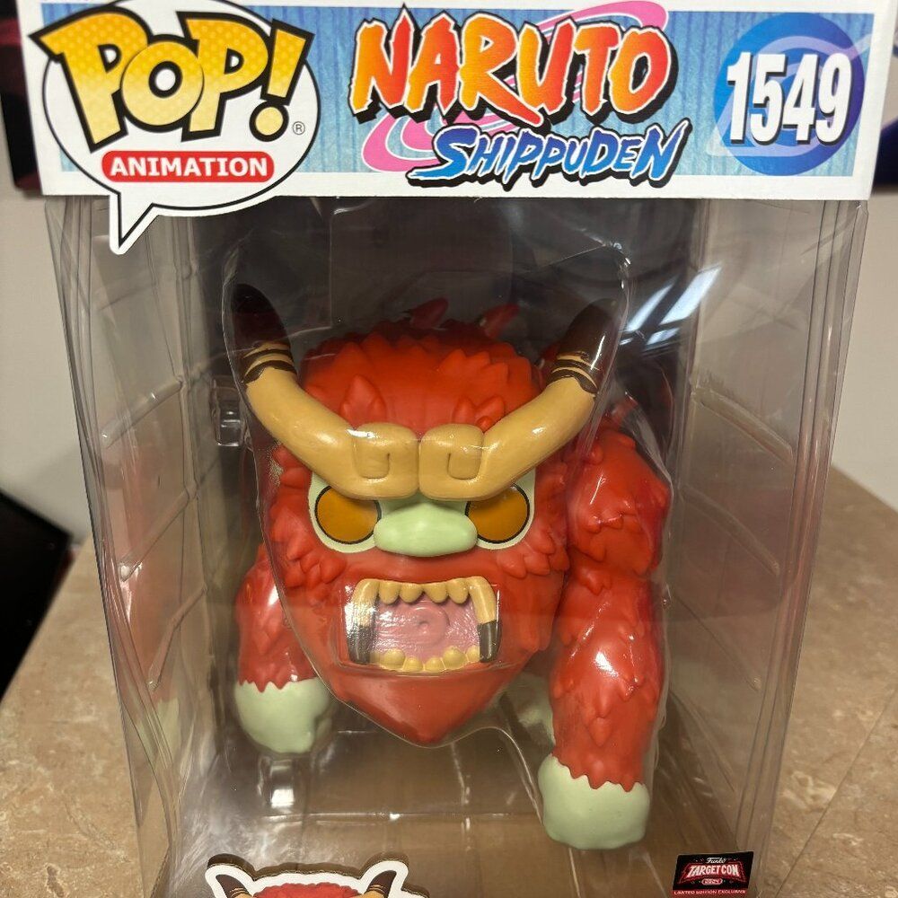 Funko Pop Naruto Shippuden Son Goku Four Tailed #1549 TargetCon 2024 Brand New!!